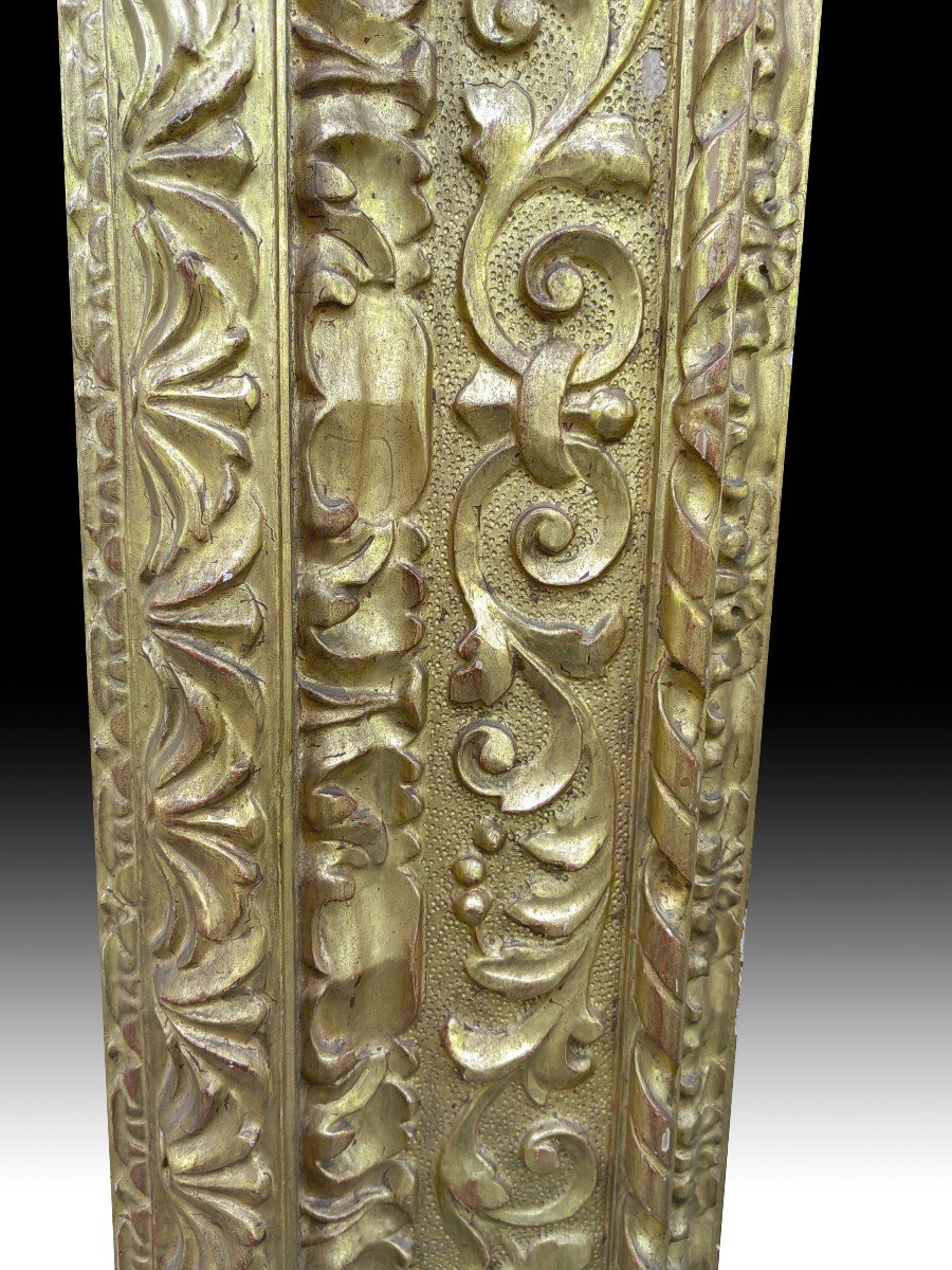 Large Finely Carved Antique Gilt Frame-photo-1