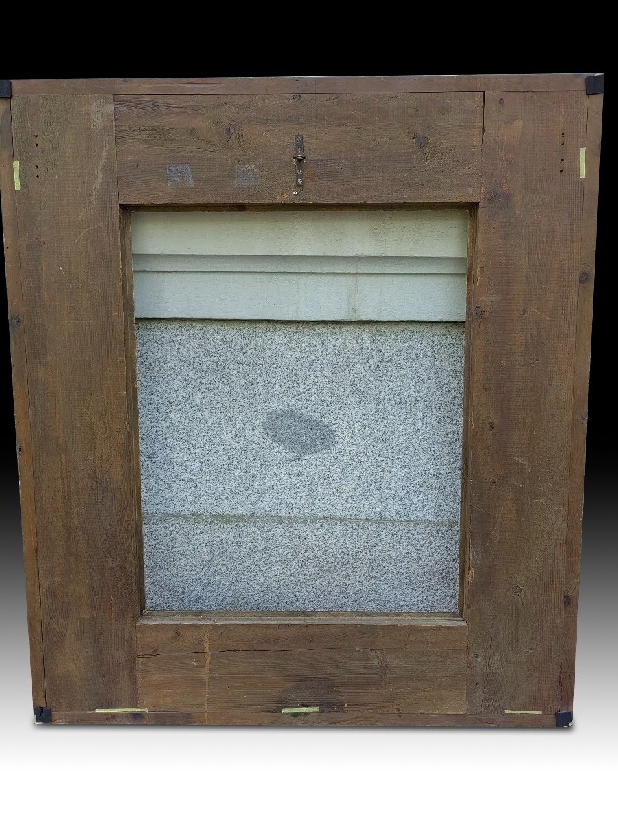 Large Finely Carved Antique Gilt Frame-photo-4