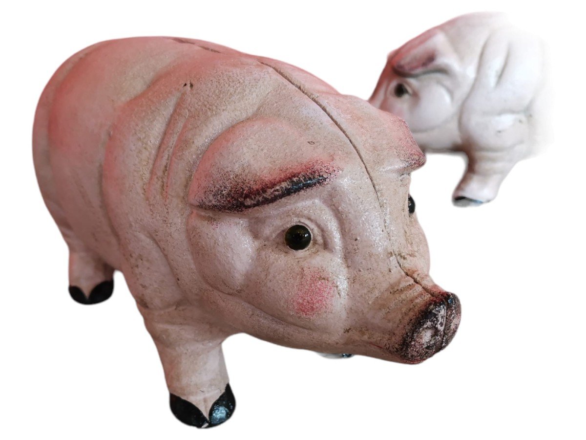 Pair Of Piggy Bank Shaped Pig-photo-3