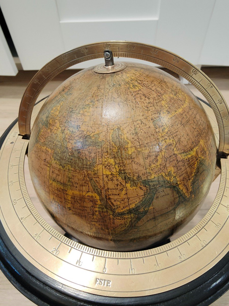 Rare Globe Paluzie Du XIX Siecle-photo-3