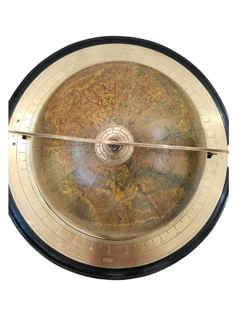 Rare Globe Paluzie Du XIX Siecle-photo-4