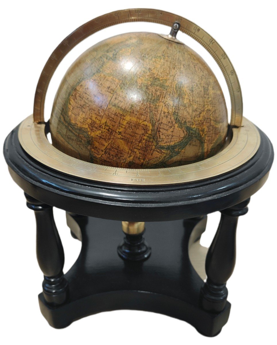 Rare Globe Paluzie Du XIX Siecle