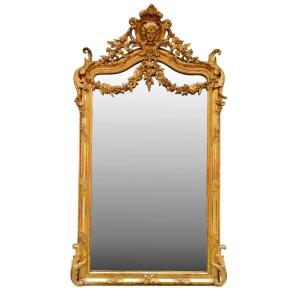 XIX Century Golden Mirror