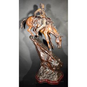 Large Sculpture By Frederic Remington