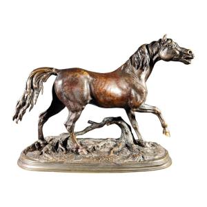 Jules Moigniez (1835-1894) Cheval En Bronze