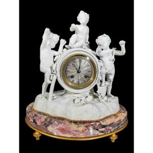 Porcelain Clock From Roy And Fills In Paris