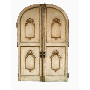 Elegant Door With Mirrors From The 19th Century