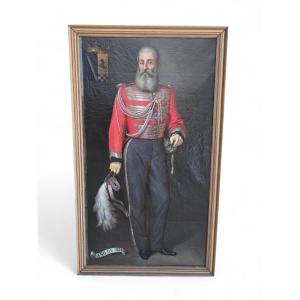Portrait Of Eduardo De Sada Y López-lisperguer, Marquis Of Campo Real – Oil On Canvas Dated 18
