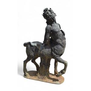 Sculpture unique en bronze d'un centaure, Italie, XXe siècle