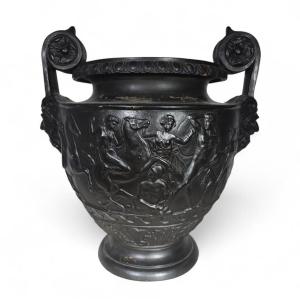 vase grec en terre cuite, Naples vers 1900