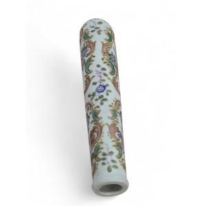 Poignée de porte en porcelaine peinte à la main, XIXe siècle