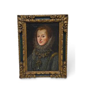 Portrait Of A Lady Of The Spanish Court, 16th Century, Circle Of Juan Pantoja De La Cruz