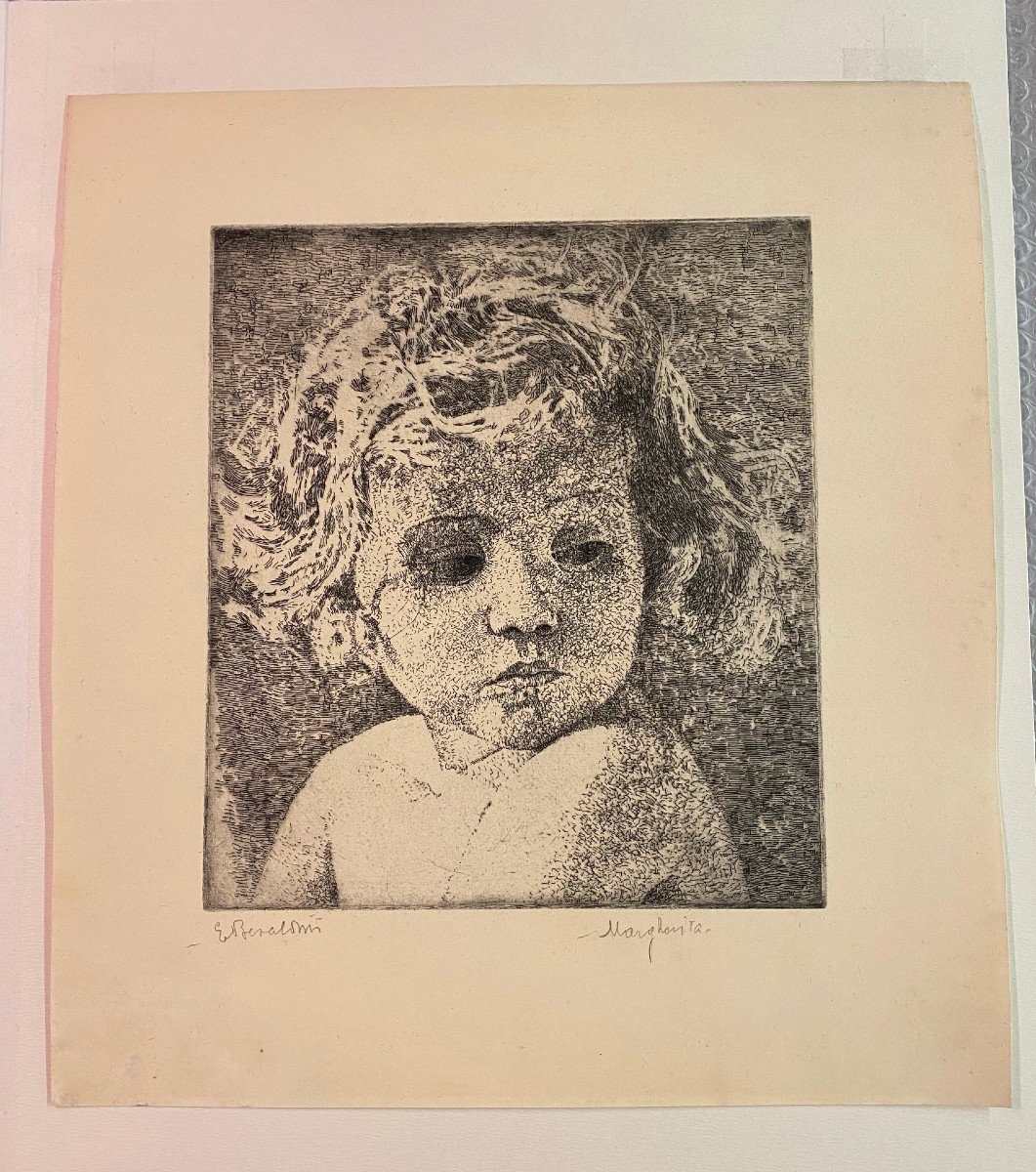 Ettore Beraldini - Portrait d'Une Jeune Fille, Margherita-photo-2