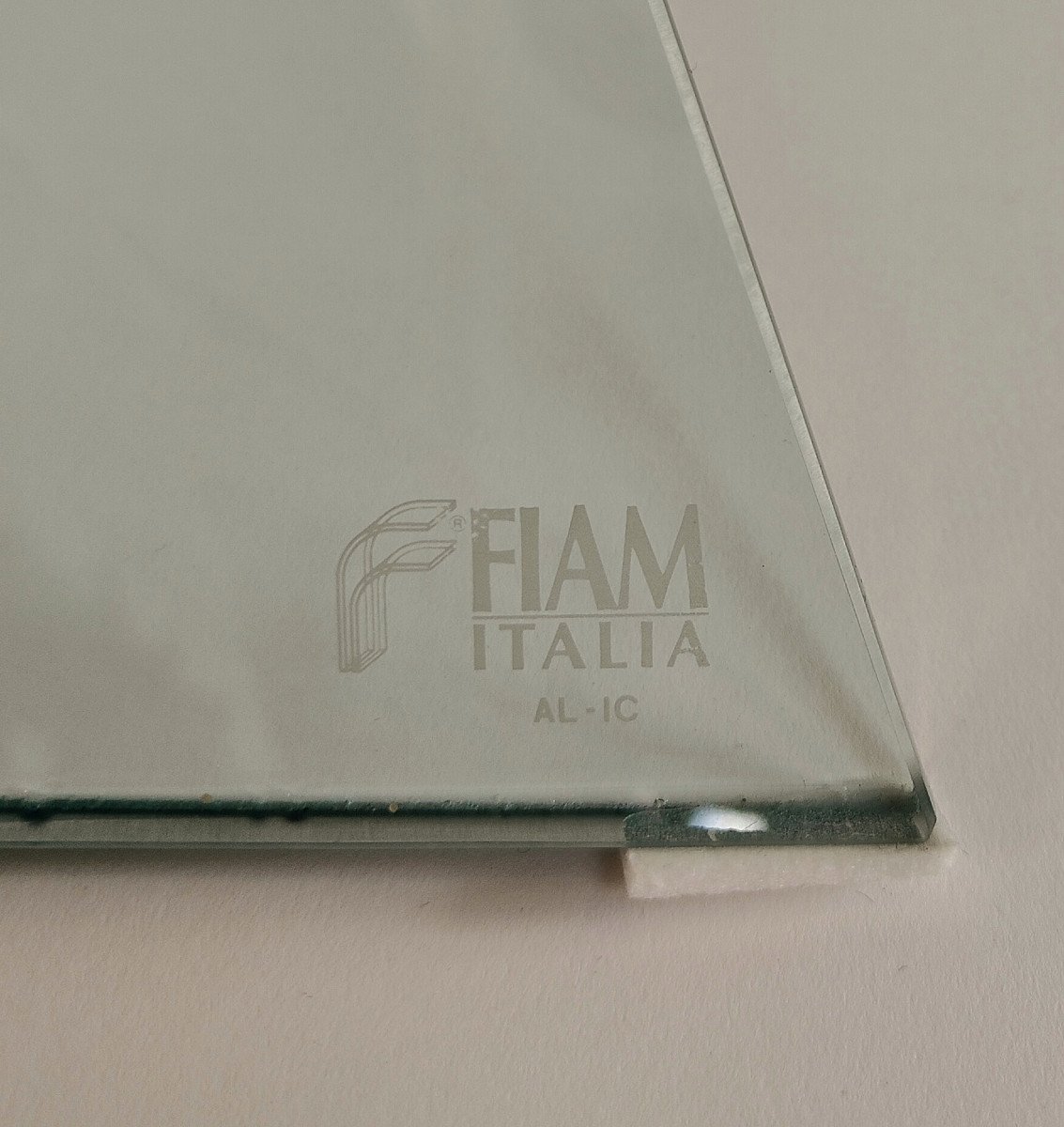 Coffee Table Grillo In Curved Glass By Vittorio Livi For Fiam Italy-photo-4