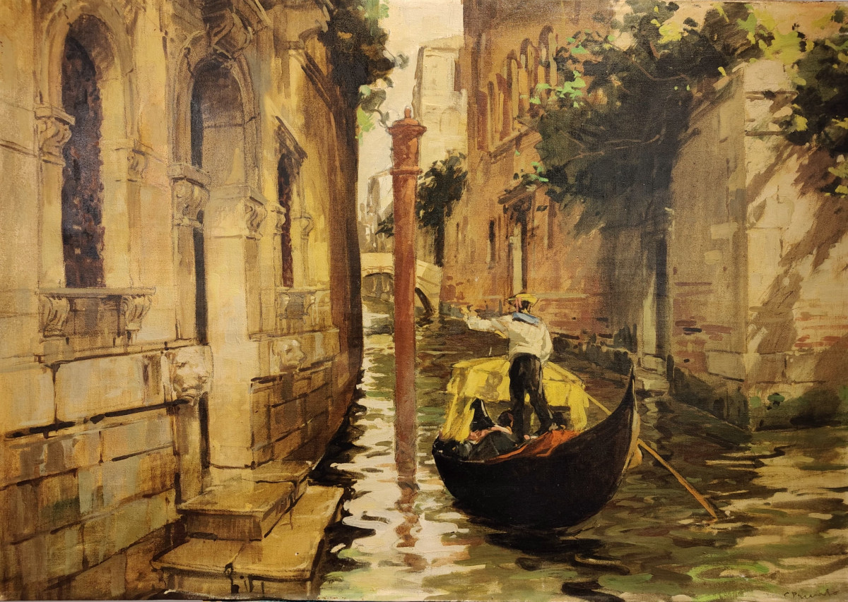 Cosimo Privato, ‘venetian Canal’, Italy, 1930s