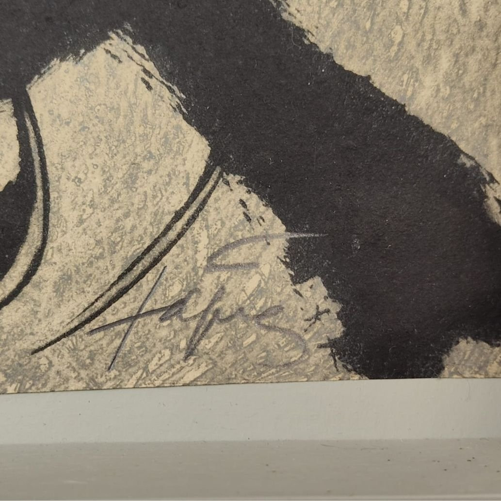 Gravure d'Antoni Tàpies, « Camisa », 1972, Espagne-photo-2