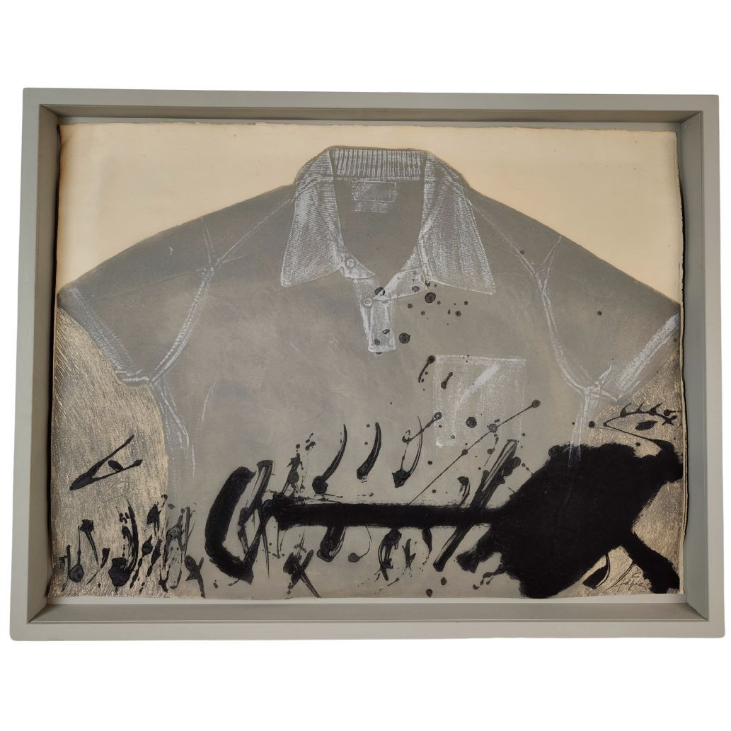 Gravure d'Antoni Tàpies, « Camisa », 1972, Espagne