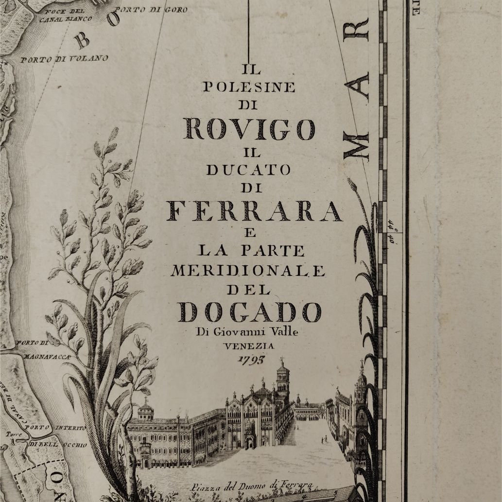 Gravure Giovanni Valle, « Le Polesine de Rovigo, le duché de Ferrare et le Dogado », 1793-photo-8