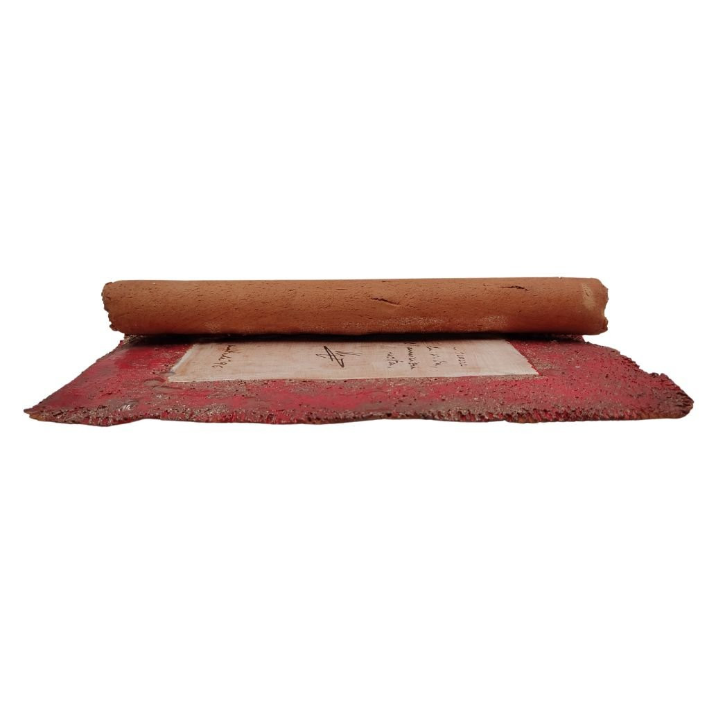 Ceramics, Pompeo Pianezzola, “red Parchment: Life, Friendship Remains”, 1996-photo-2