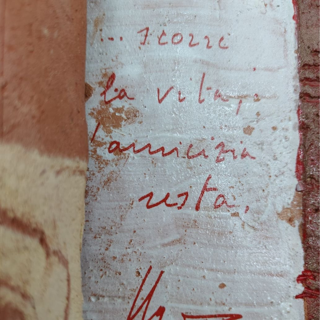 Ceramics, Pompeo Pianezzola, “parchment: Life, Friendship Remains”, 1996-photo-8