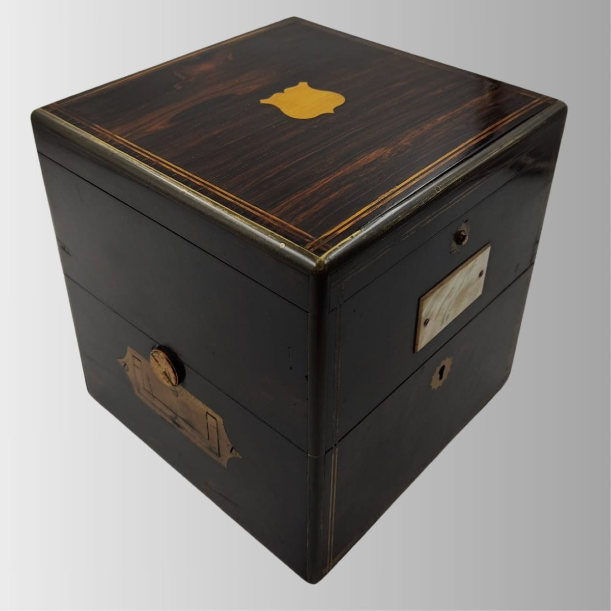 Sewill Marine Chronometer In Rosewood And Brass Case, 19th Century-photo-3