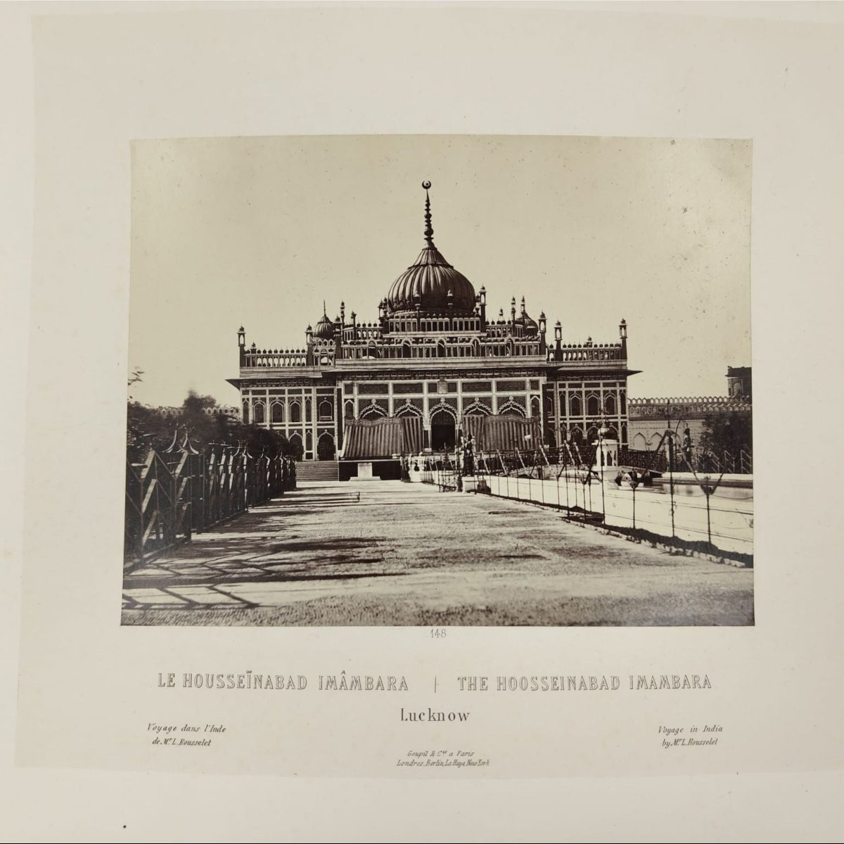 Louis Rousselet – Deux photographies albuminées d’Inde, N° 147/148 vers 1868-photo-2