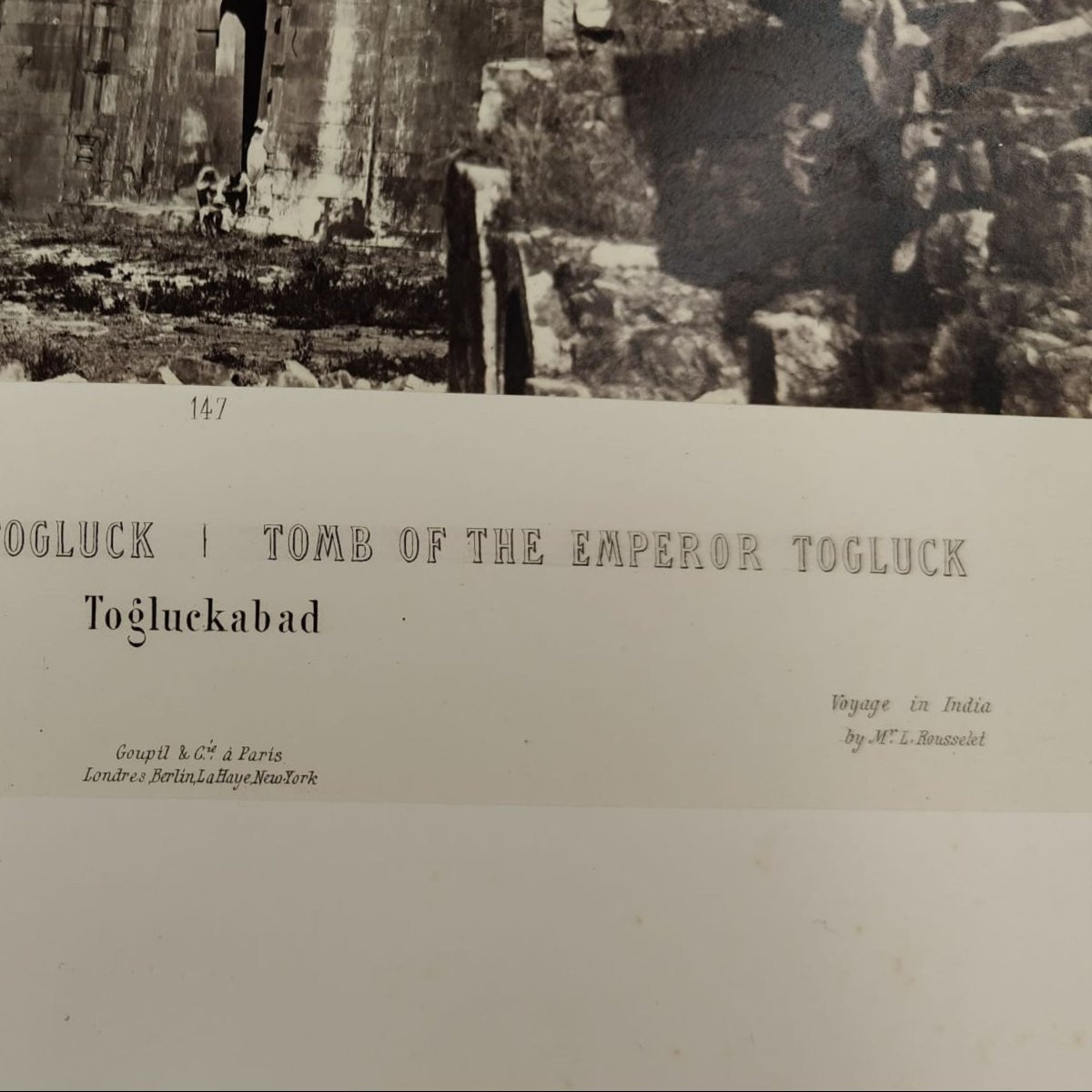 Louis Rousselet – Deux photographies albuminées d’Inde, N° 147/148 vers 1868-photo-5