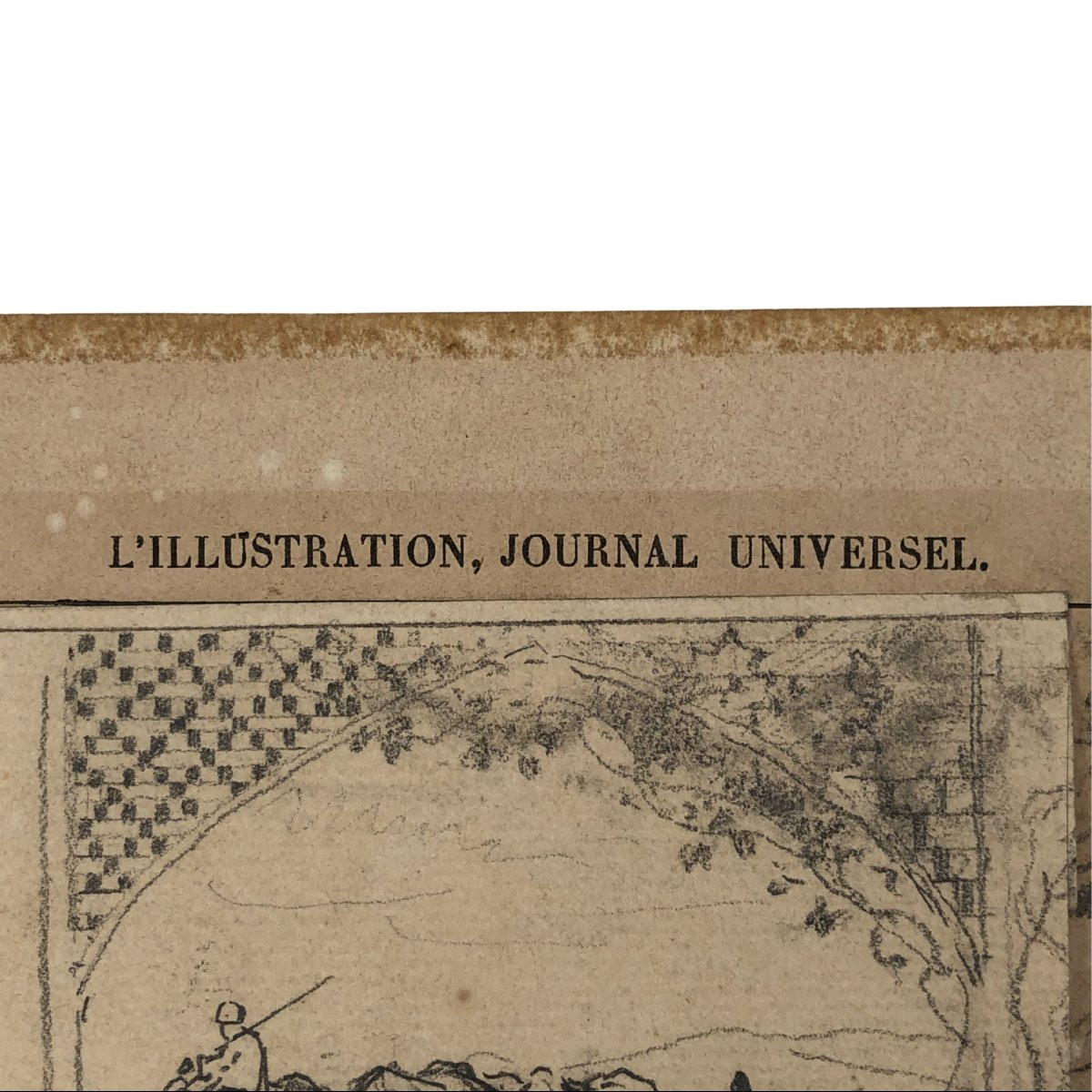 Alberto Pasini – Étude de sujets variés, crayon sur papier, vers 1860/70-photo-4