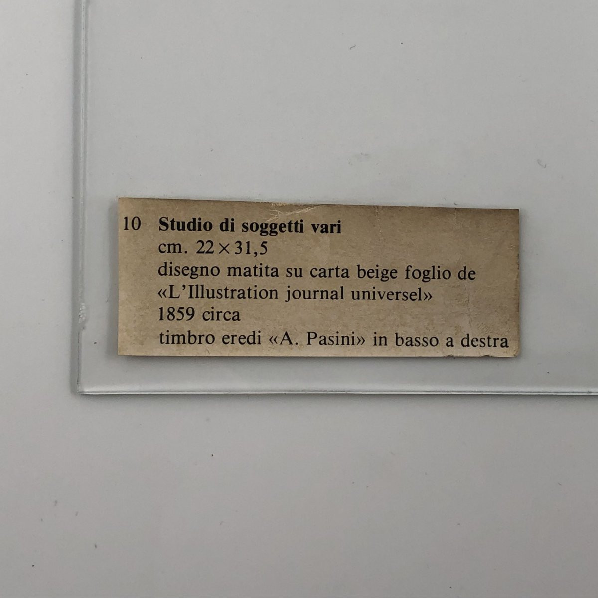 Alberto Pasini – Étude de sujets variés, crayon sur papier, vers 1860/70-photo-8