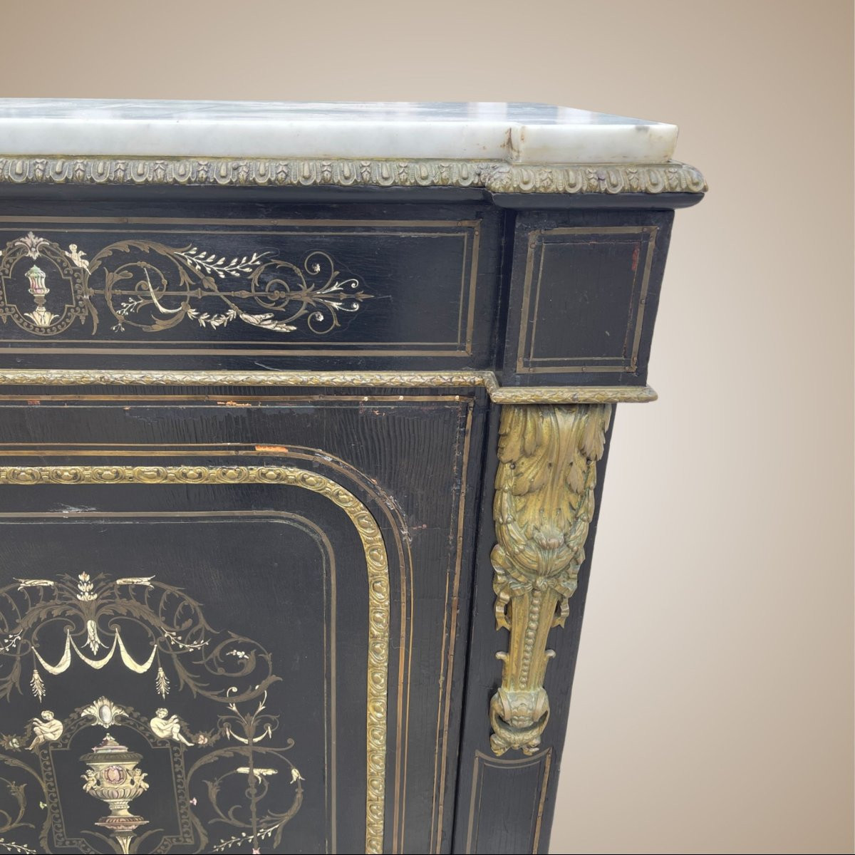 Napoleon III-style Sideboard, Made In France, Late 19th Century-photo-3