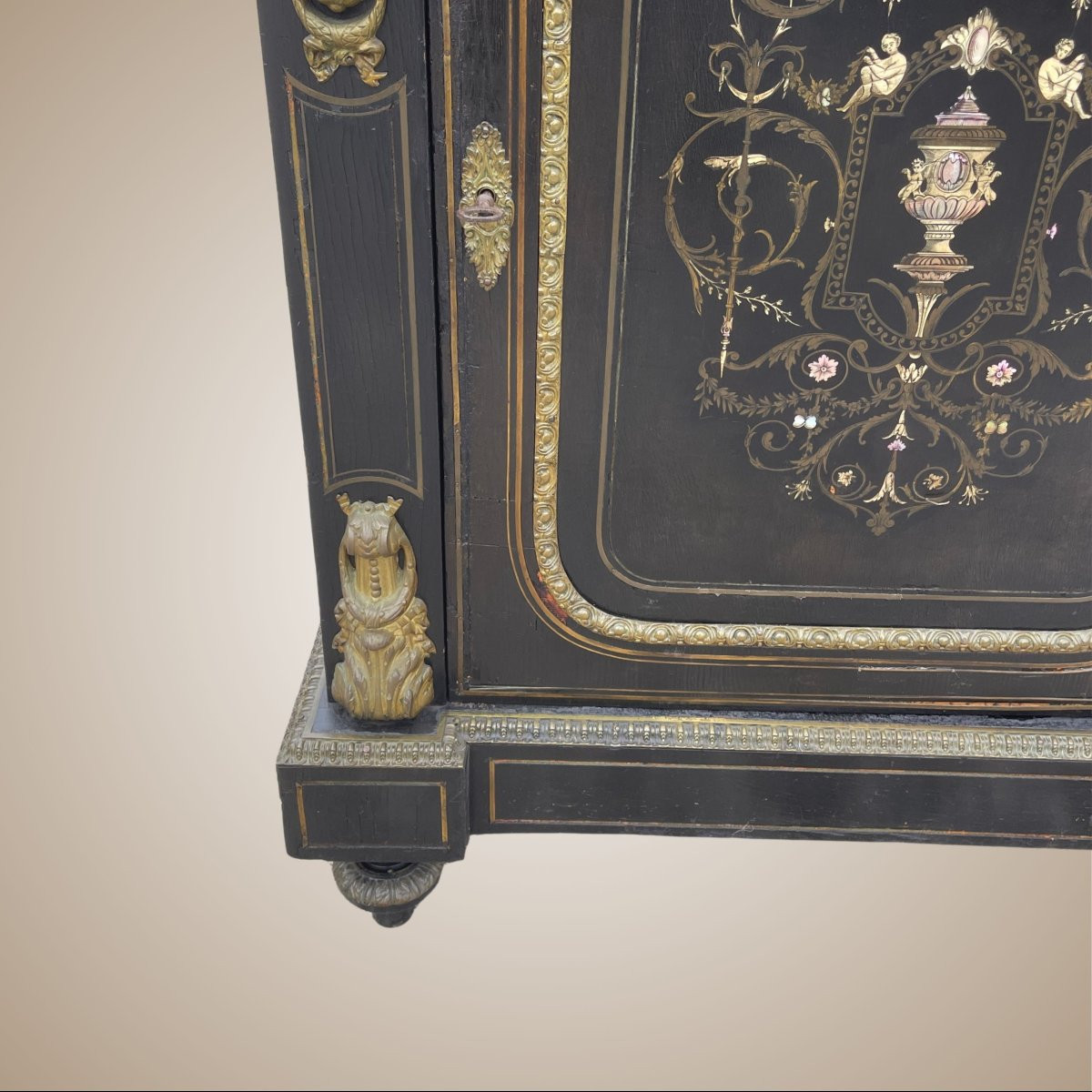 Napoleon III-style Sideboard, Made In France, Late 19th Century-photo-4