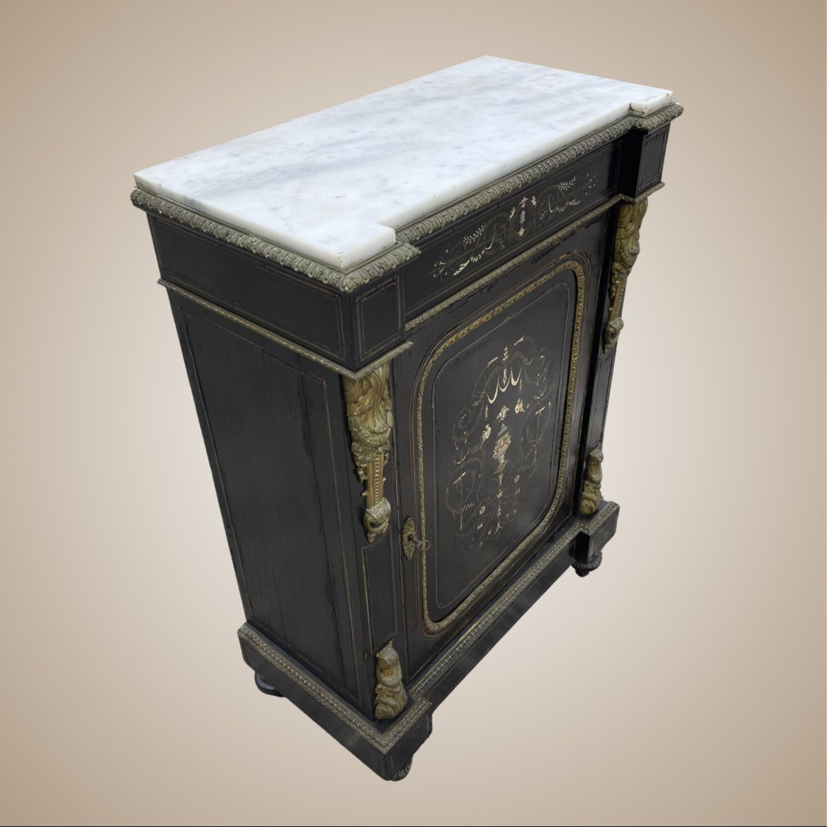 Napoleon III-style Sideboard, Made In France, Late 19th Century-photo-5