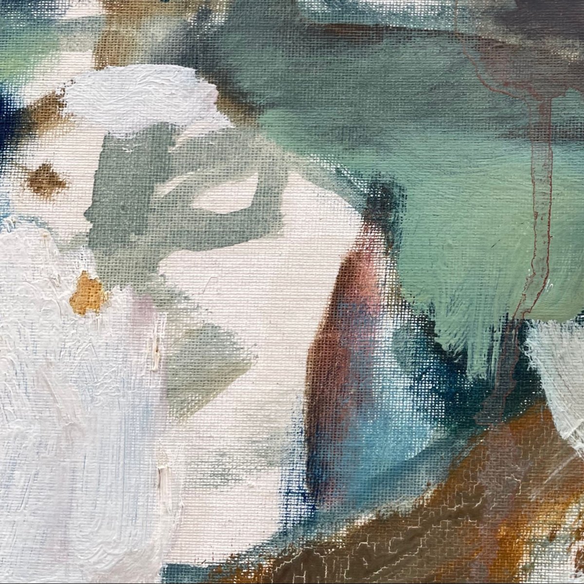 Oil On Canvas Mounted On Board By Mino Maccari, “signorina”, 1966-photo-4
