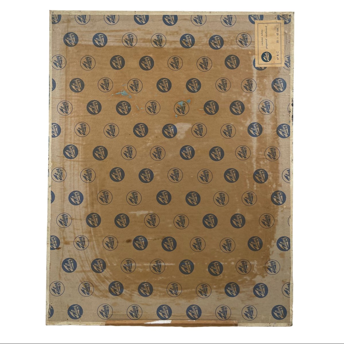 Oil On Canvas Mounted On Board By Mino Maccari, “signorina”, 1966-photo-4