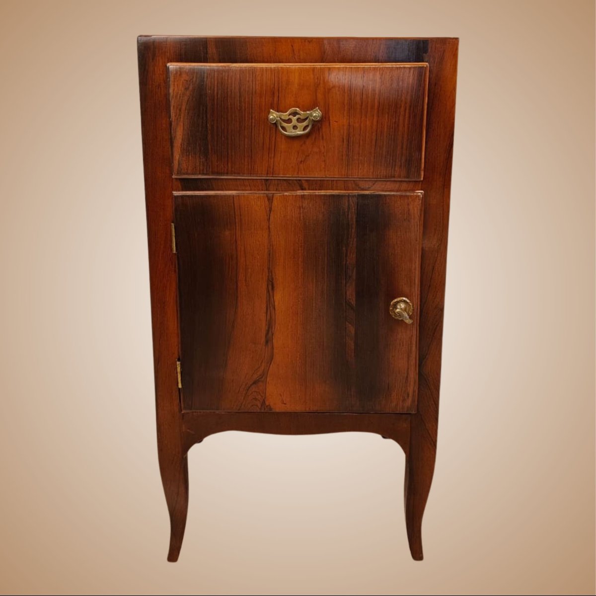 Pair Of Rosewood Nightstands, Made In Veneto, Late 18th Century To Early 19th Century-photo-2