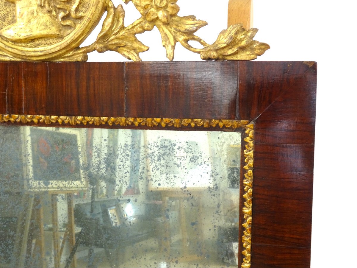 French Frame With Mirror And Border From The First Half Of The Nineteenth Century-photo-2