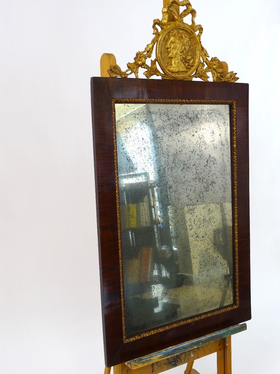 French Frame With Mirror And Border From The First Half Of The Nineteenth Century-photo-3