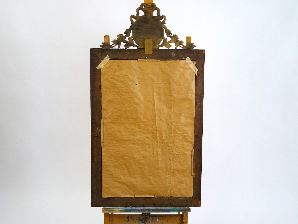 French Frame With Mirror And Border From The First Half Of The Nineteenth Century-photo-7