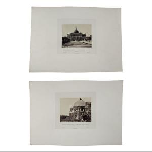 Louis Rousselet – Two Albumen Prints Of India, N° 147/148, C. 1868
