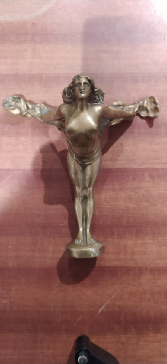 Mascotte, bronze, bouchon de radiateur-photo-4