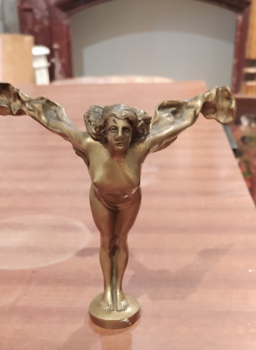 Mascotte, bronze, bouchon de radiateur