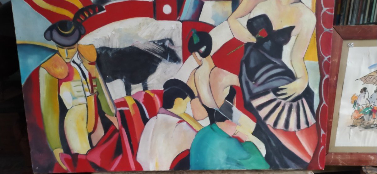 Bullfighting In Bayonne Hst Gisclard