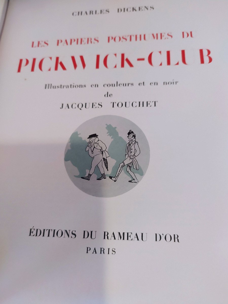 Dickens Charles, The Posthumous Papers Of The Pickwick Club, 3 Vol.-photo-4
