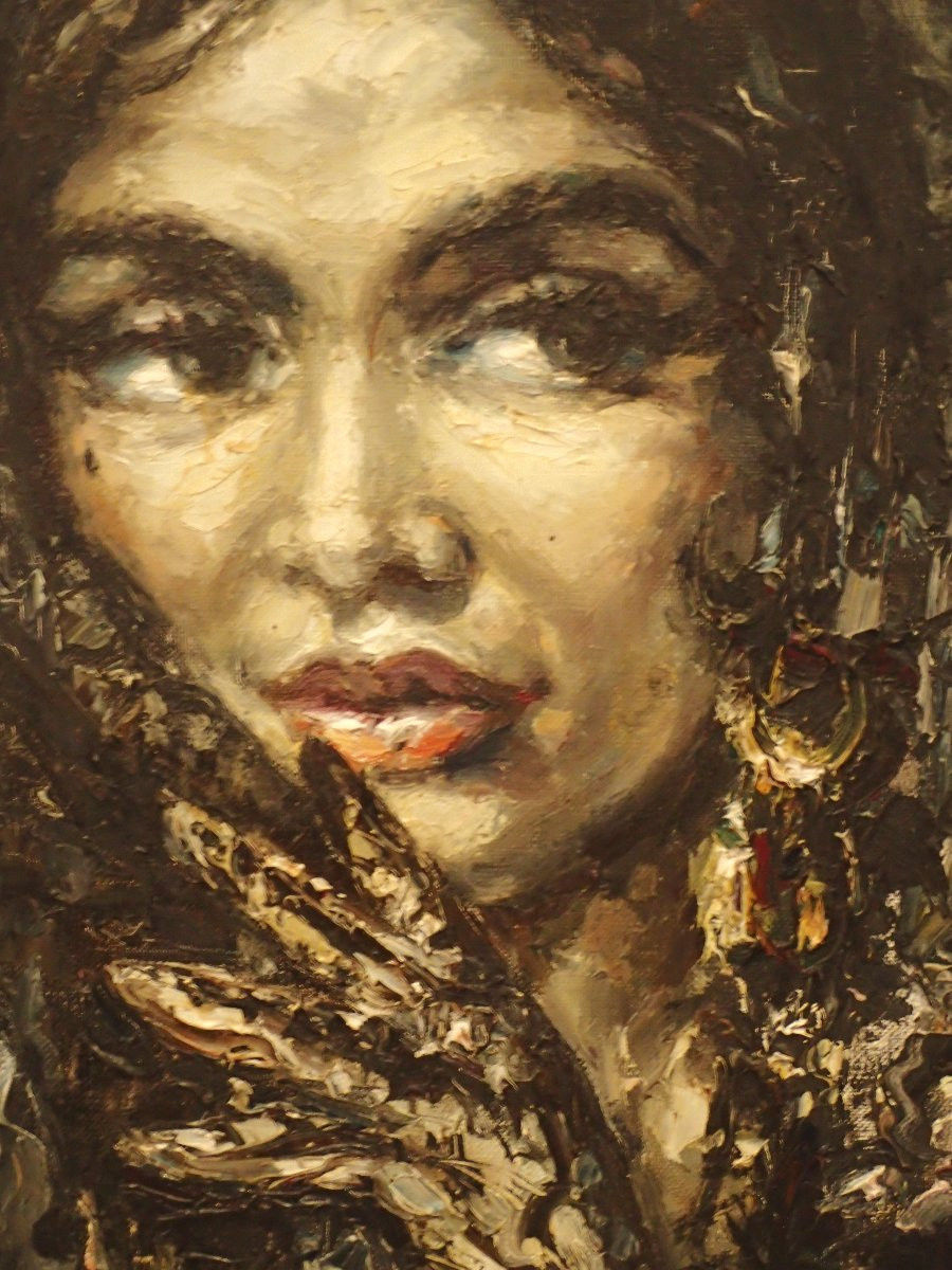 ROBERT WILLIAM JIVANOVITCH (1907-1974) "GITANE"-photo-3