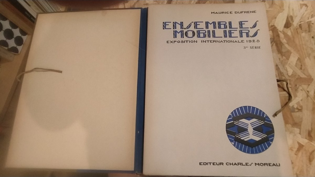 Maurice Dufrene 3 Portfolio Expo 1925 Furniture Sets -photo-3