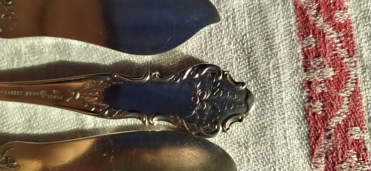 Rogers bros 1847  xs triple 18 couteaux à beurre -photo-3