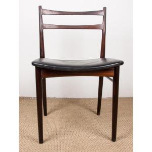 Henri Rosengren Hansen, 4 Chaises En Palissandre De Rio