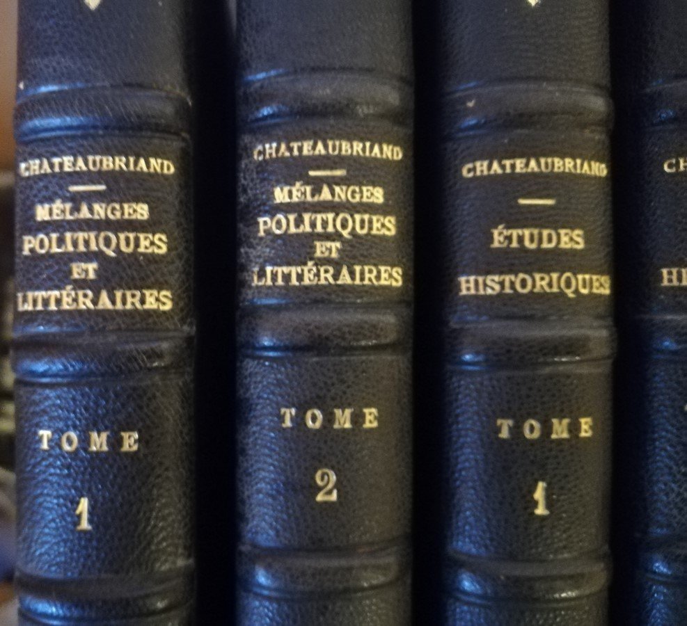 Œuvres de Chateaubriand 18 volumes-photo-2