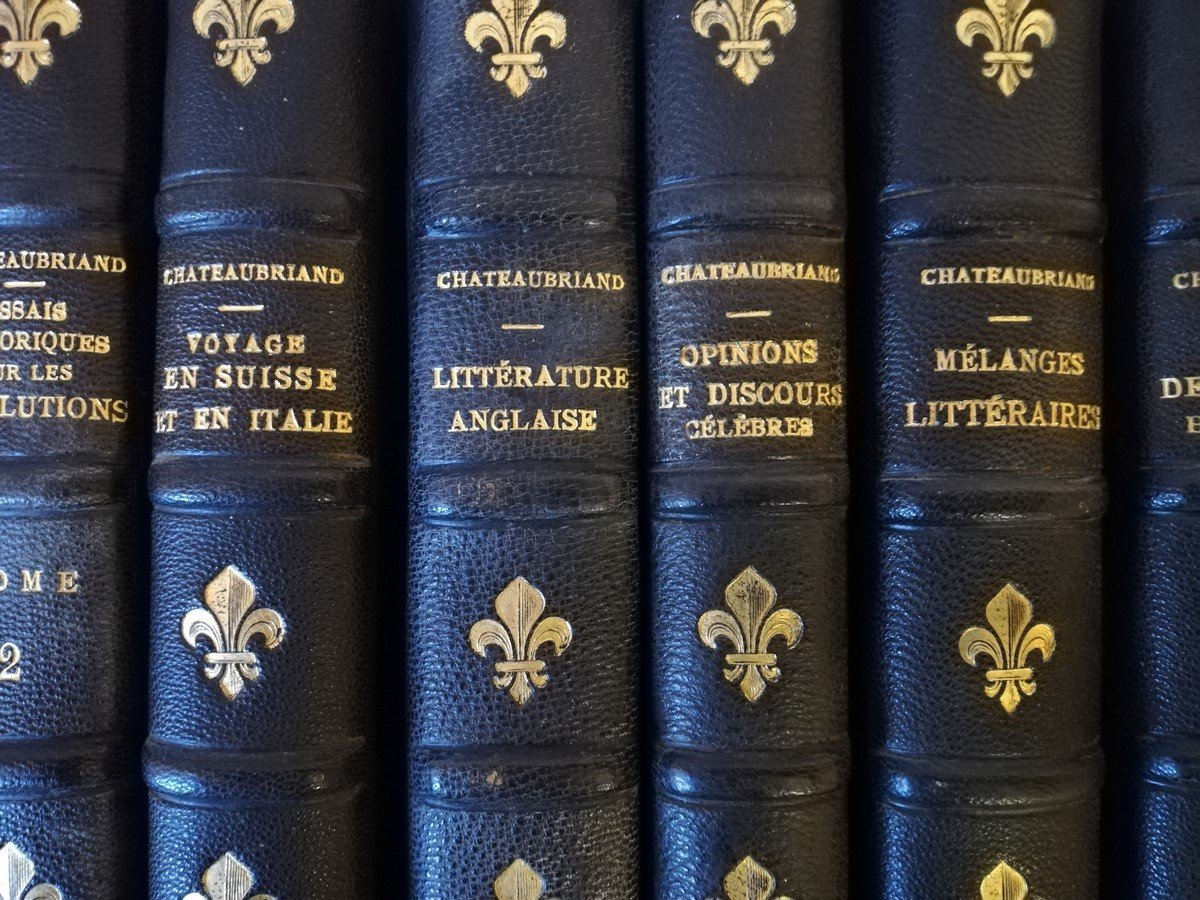 Œuvres de Chateaubriand 18 volumes-photo-4