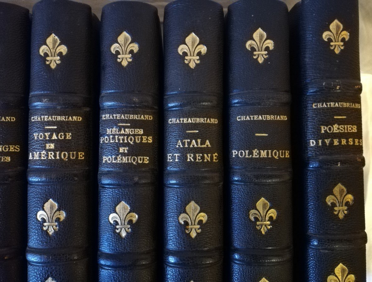 Œuvres de Chateaubriand 18 volumes-photo-2